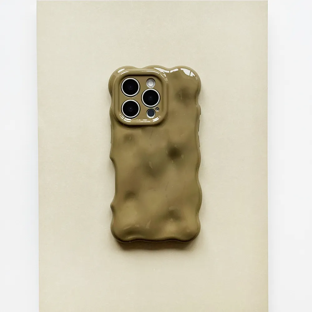 3D Bubble Phone Case - Pistachio Bold Look Refined Texture