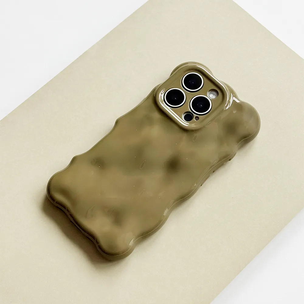 3D Bubble Phone Case - Pistachio Vivid Pattern Design