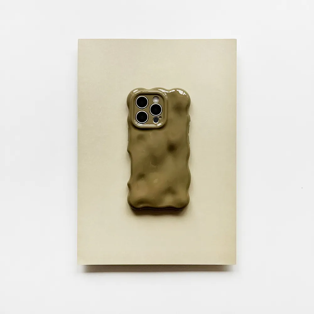 Anti Slip 3D Bubble Phone Case - Pistachio