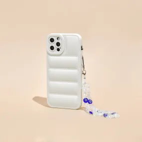 Mobile Strap Hiker Friendly Beaded Phone Strap - Crystal Evil Eye