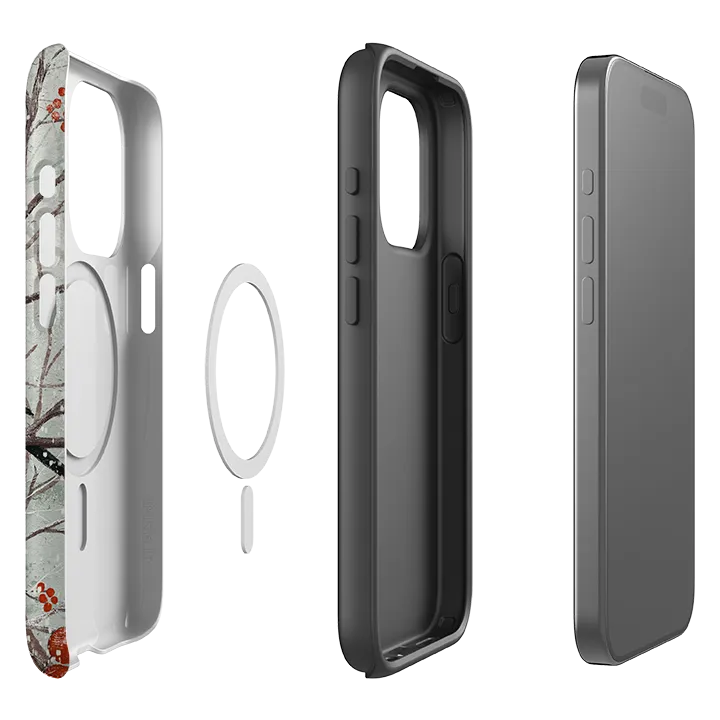 iPhone MagSafe Tough Case -  Frosted Branches By Maja Lindberg Color Layer Comfort Texture Layer