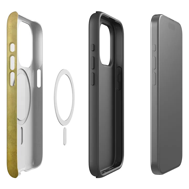 iPhone MagSafe Tough Case - Peacock By Maja Lindberg Minimal Surface Durable Design Texture