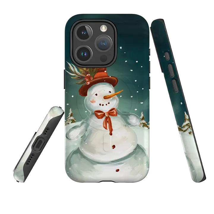Fashion Choice Outdoor Use iPhone MagSafe Tough Case - Snowman