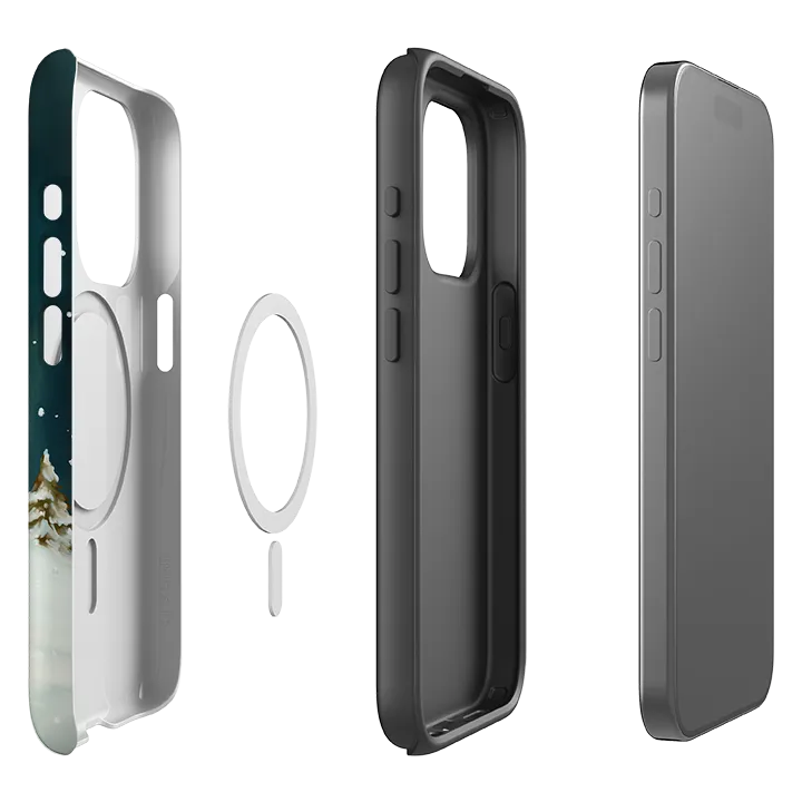 Tactile Feel iPhone MagSafe Tough Case - Snowman