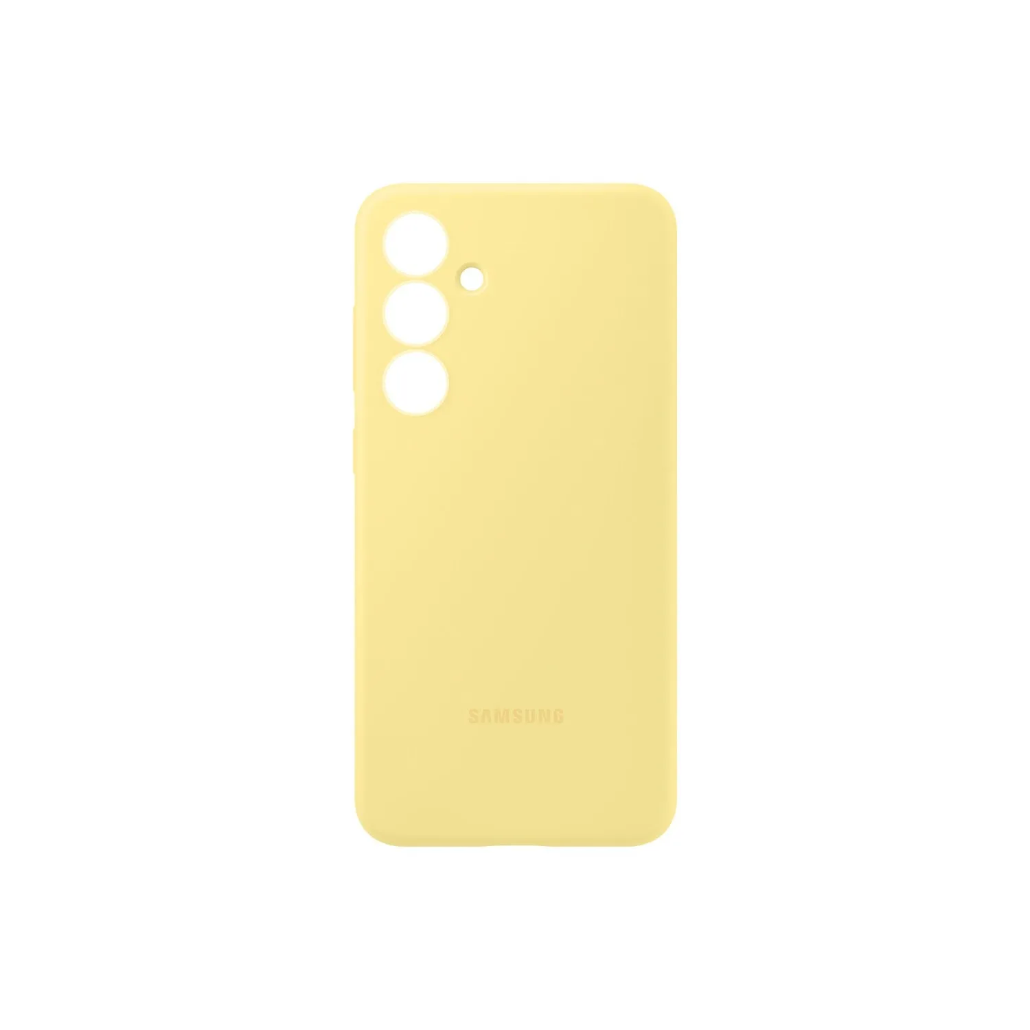 Shock Resistant Samsung Silicone Cover - Samsung Galaxy S24 FE - Yellow (SAM-EF-PS721CY)