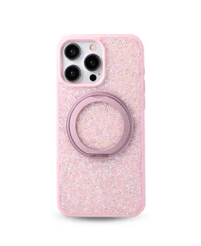 Baby Pink Gem MagSafe Phone Case Light Frame Slim Edge