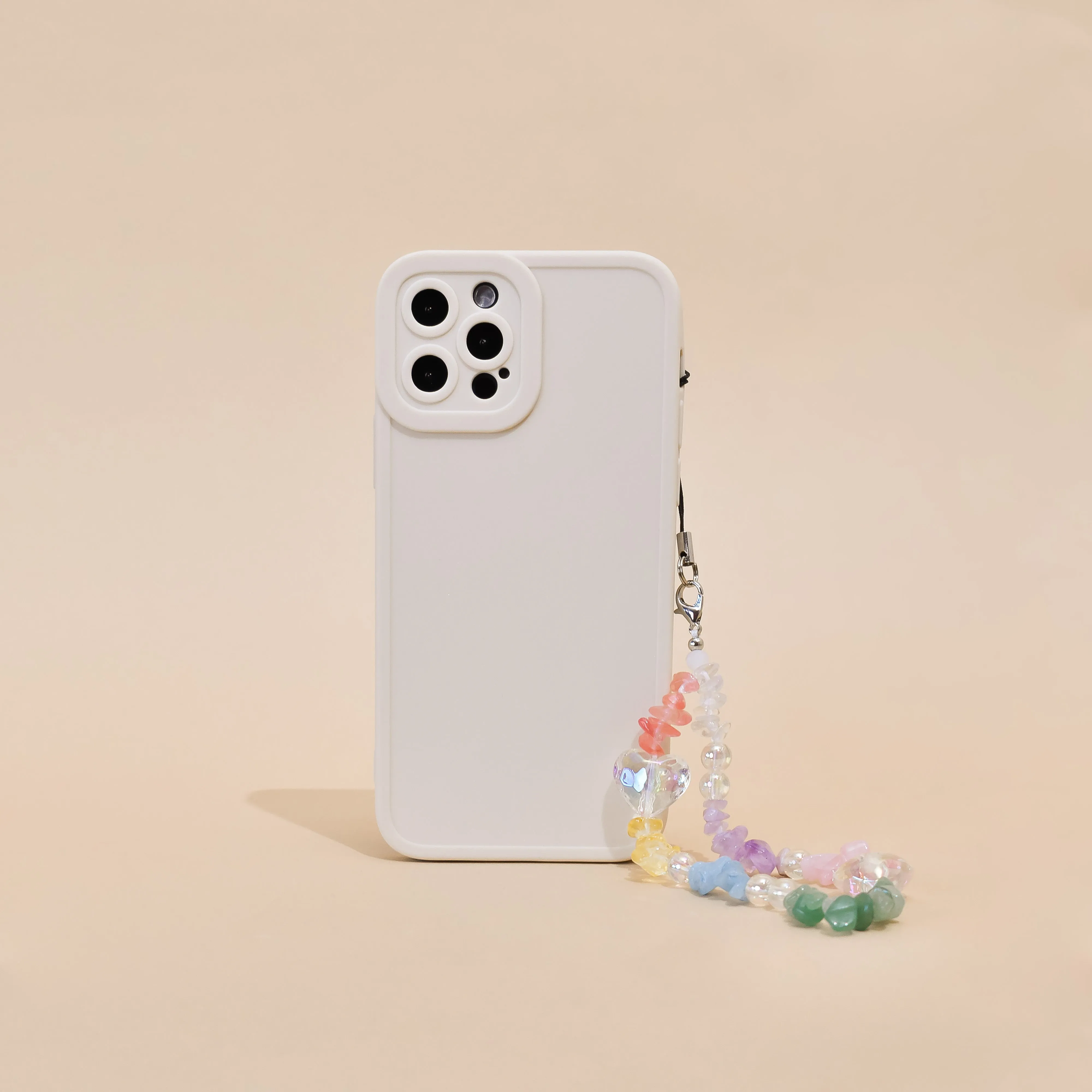 Mobile Grip Beaded Phone Strap - Colourful Crystals