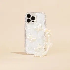 Stylish Strap Beaded Phone Strap - Soft Girl Coquette