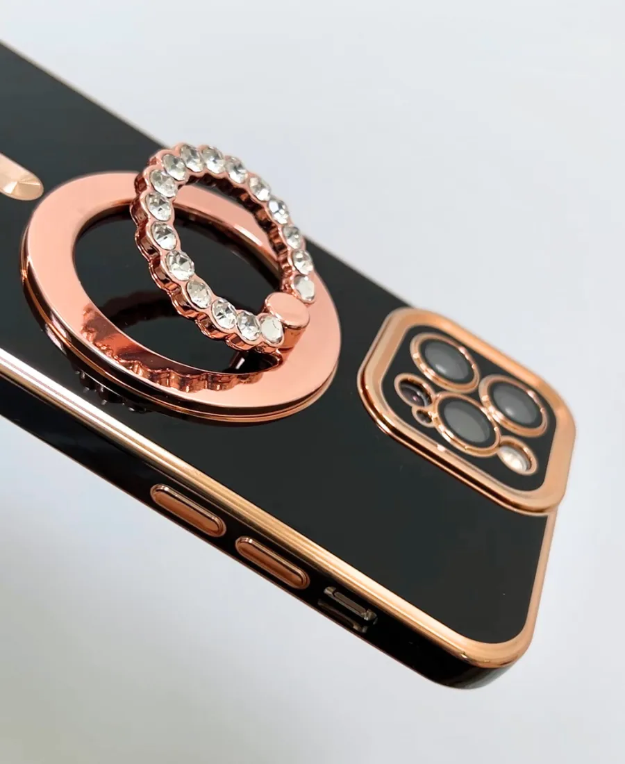 Black Luxe MagSafe Phone Case Premium Craft