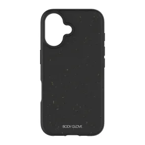 Glossy Texture Layer Body Glove 4Earth Bio Case - Apple iPhone 16 - Black (BGECO-IP16-BK)