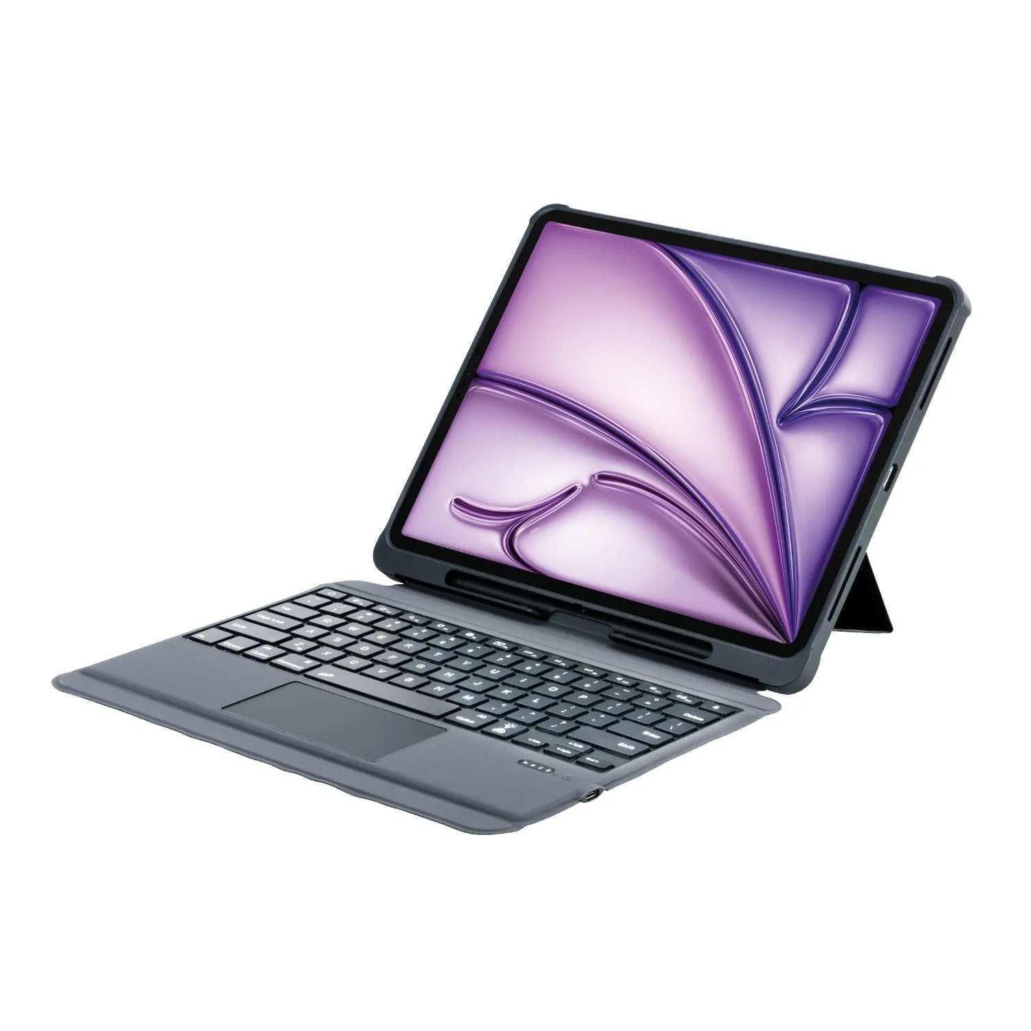 Body Glove Bluetooth Keyboard With Touch Pad  - Apple iPad Air 13 (2025/2024) (BGKB-TIPA13-BK) Travel Accessory Gloss Layer