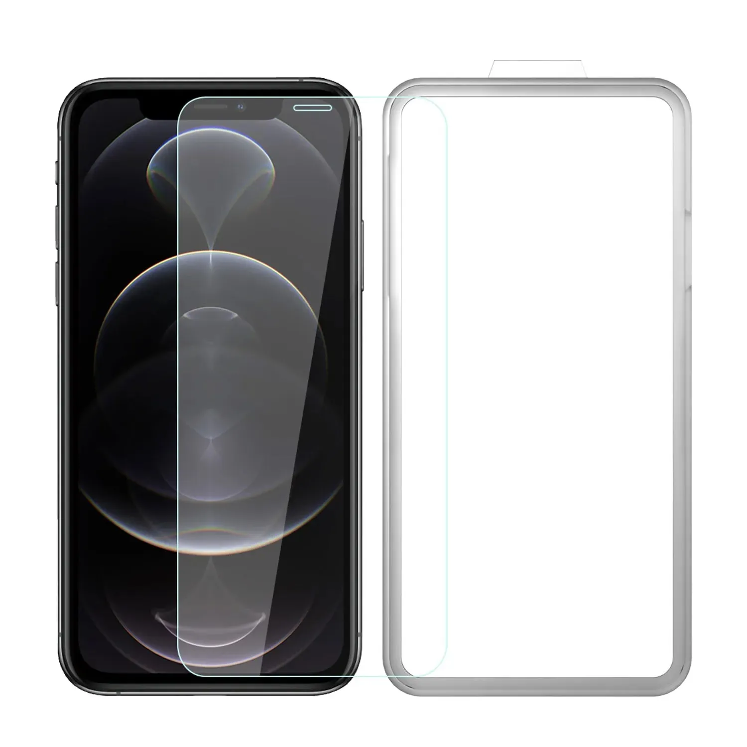 Body Glove Easy Apply Tempered Glass Screen Protector - Apple iPhone 12 Pro Max kitchen safe protector perfect visibility film