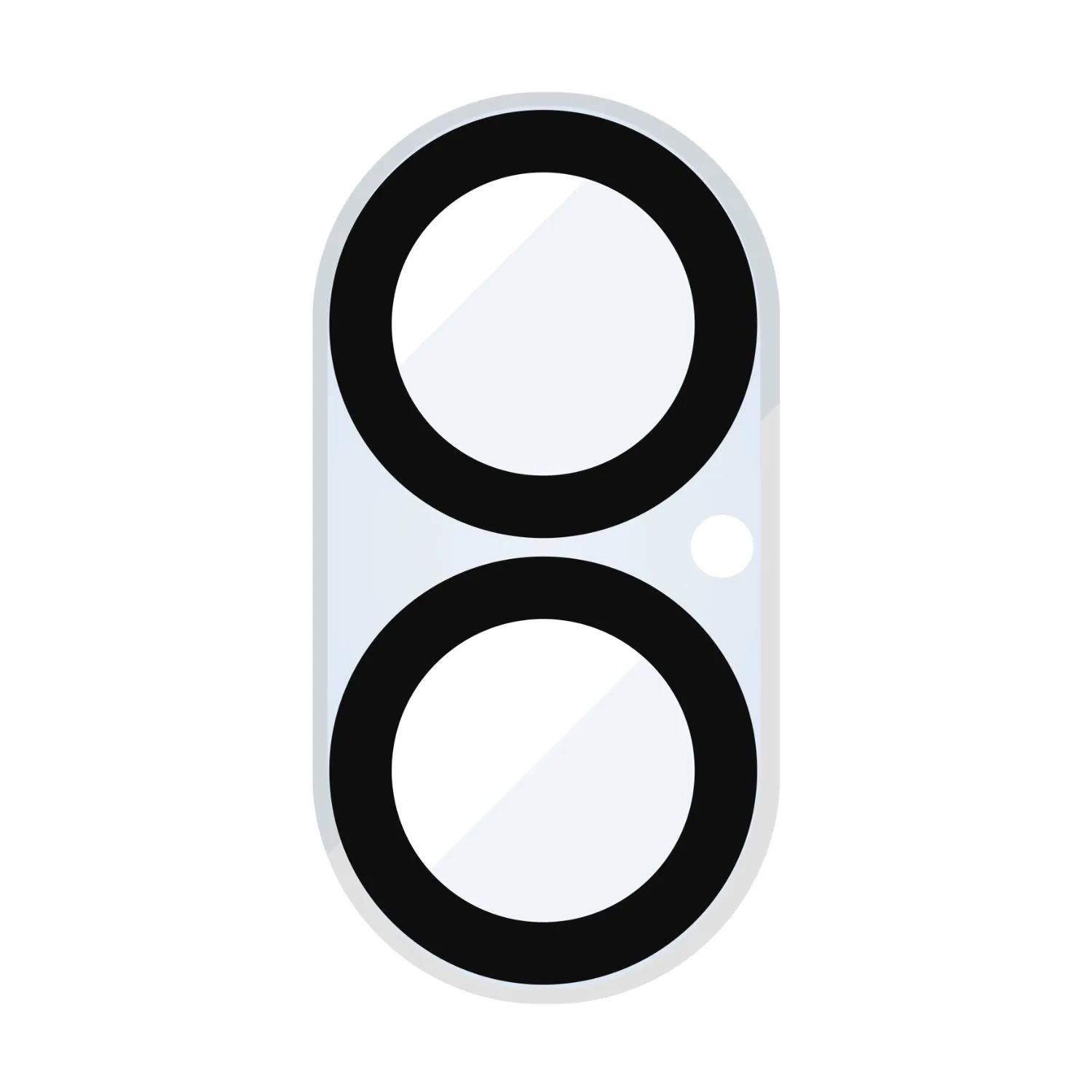 Water shield Body Glove Tempered Glass Camera Screen Protector - Apple iPhone 16 Plus - Black (BGCGTG-IP16)