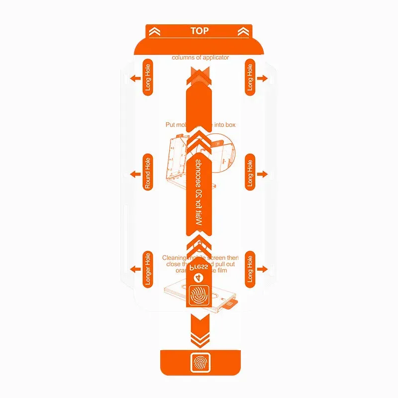 Premium Glass Screen Protector for iPhone X ~ 15  Without Mounter(2 pack) Tablet Display