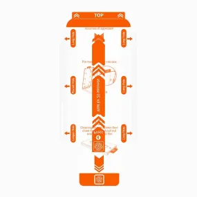 Premium Glass Screen Protector for iPhone X ~ 15  Without Mounter(2 pack) Tablet Display