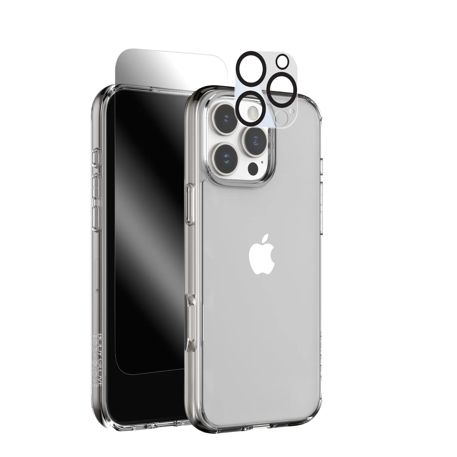 Body Glove 3-In-1 Protection Bundle - Apple iPhone 16 Pro Max (BG-BUN1-IPH16PM) Smart Tech impact proof protector