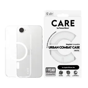 Care by PanzerGlass Urban Combat Magsafe Case - Apple iPhone 16e ?C Clear (CRRTPUCG29845) work use crystal clear film