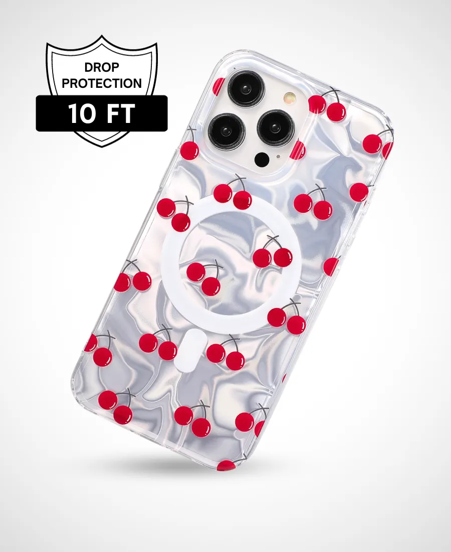 Cherry On Top MagSafe Phone Case Hybrid Grip Finish Comfort Style