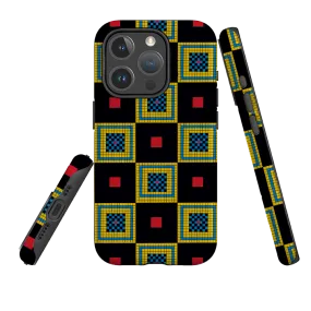 iPhone MagSafe Tough Case - Chequers By Cressida Bell Scratch Block Comfort Use