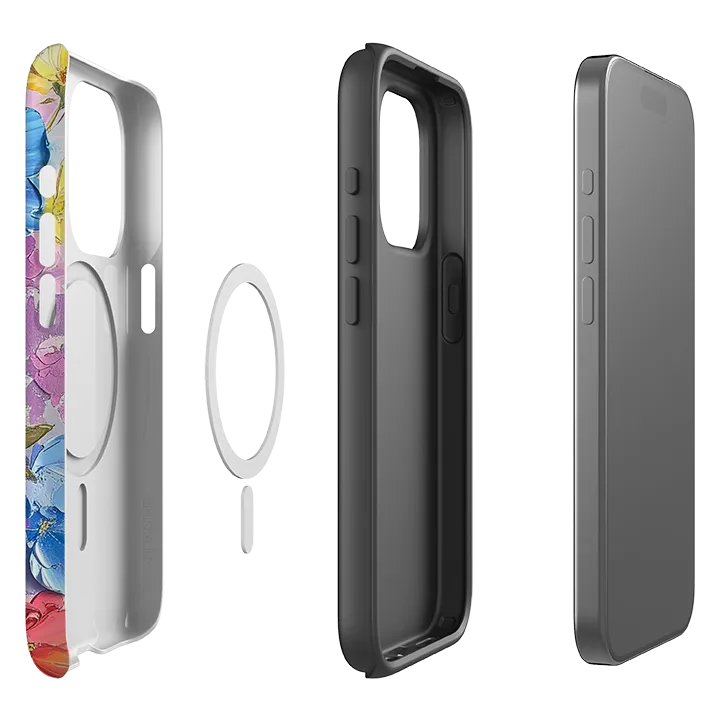 iPhone MagSafe Tough Case - Summer Floral Abbotts Oak Flexible Protection