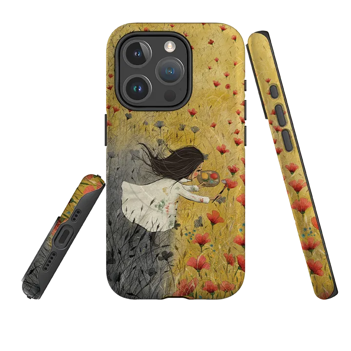 Matte Look Design iPhone MagSafe Tough Case - Field Of Hope By Maja Lindberg