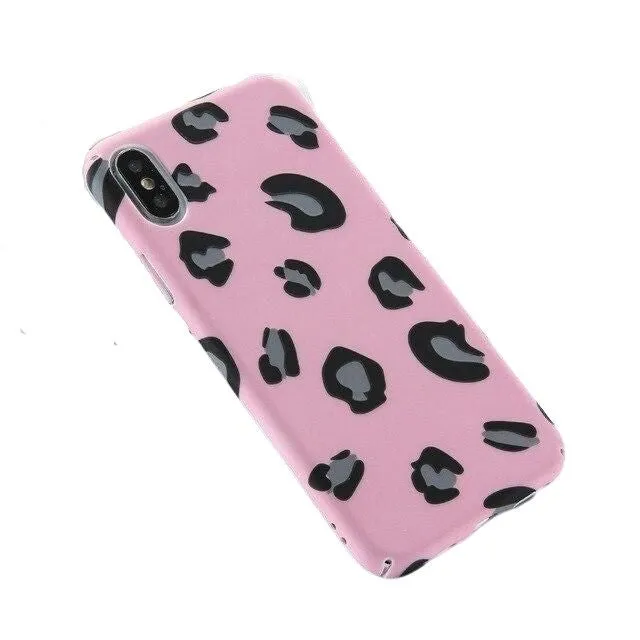 Comfort grip design Pink Leopard Print Style Case For Samsung