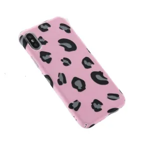 Metal Texture Pink Leopard Print Style Case For Samsung