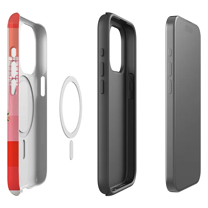 iPhone MagSafe Tough Case - Sardines For Two Vivid Finish Anti scratch
