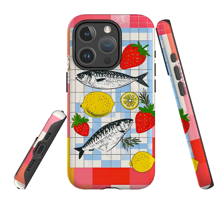 iPhone MagSafe Tough Case - Sardines For Two Matte Layer