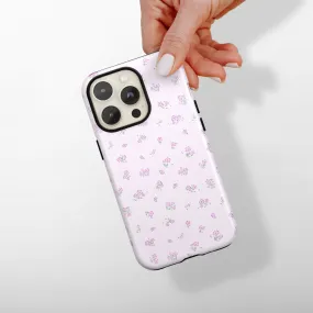 Portable Layer Tough Phone Case - Ditsy Floral Lilac