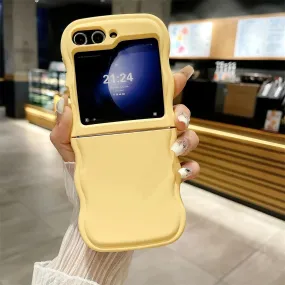 3D Effect Wave Edge Shockproof Case for Samsung Z Flip