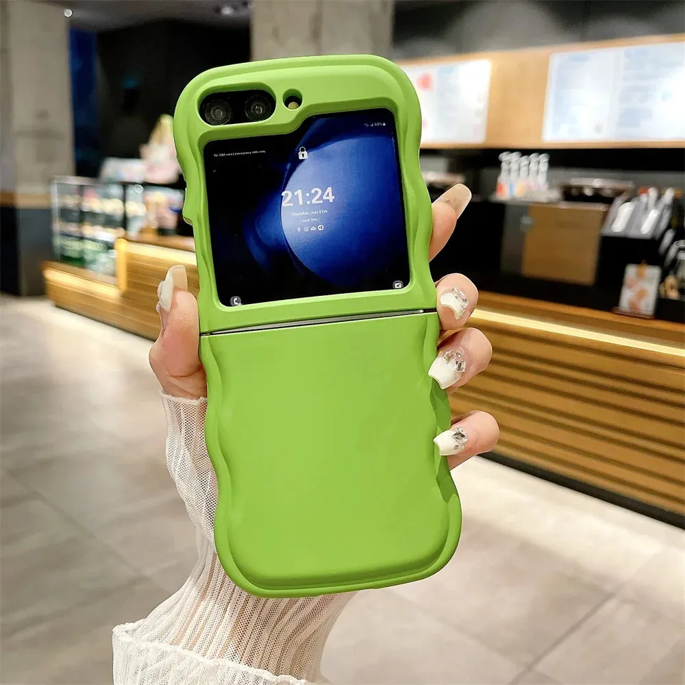 Protective Shell Wave Edge Shockproof Case for Samsung Z Flip