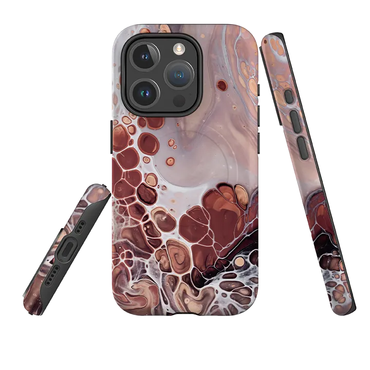 Color Accent Glossy Finish Look iPhone MagSafe Tough Case - Cape Cod