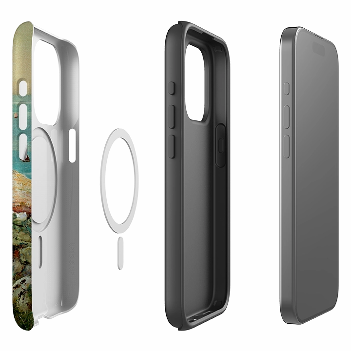 Protective Texture Layer Polished Surface Texture iPhone MagSafe Tough Case -  Sightseeing By Heritage