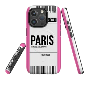 iPhone MagSafe Tough Case -  Paris Pink Premium Style Durable Texture Build
