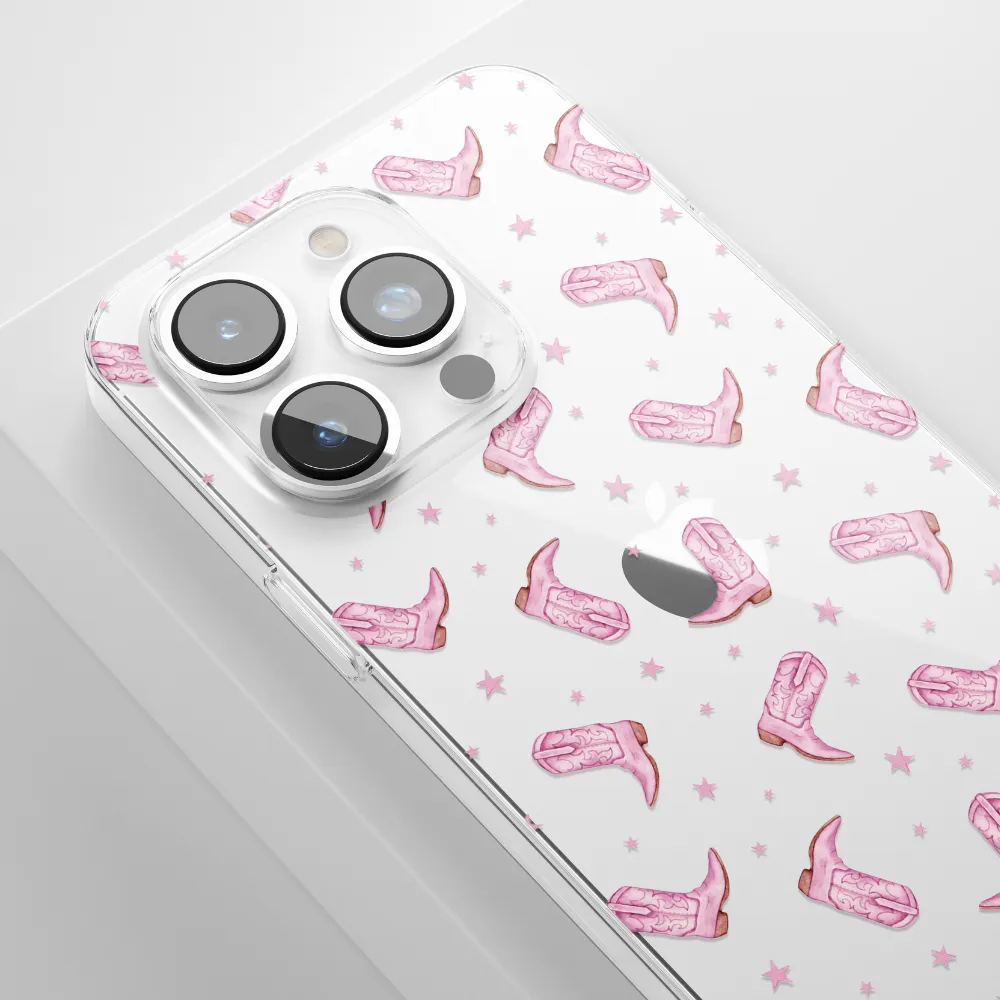 Clear Phone Case - Rodeo Ready Fashion Detail Protective Shell Design