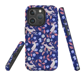 Rugged Look Finish Elegant Pattern Design iPhone MagSafe Tough Case - Hare Pattern By Bex Parkin