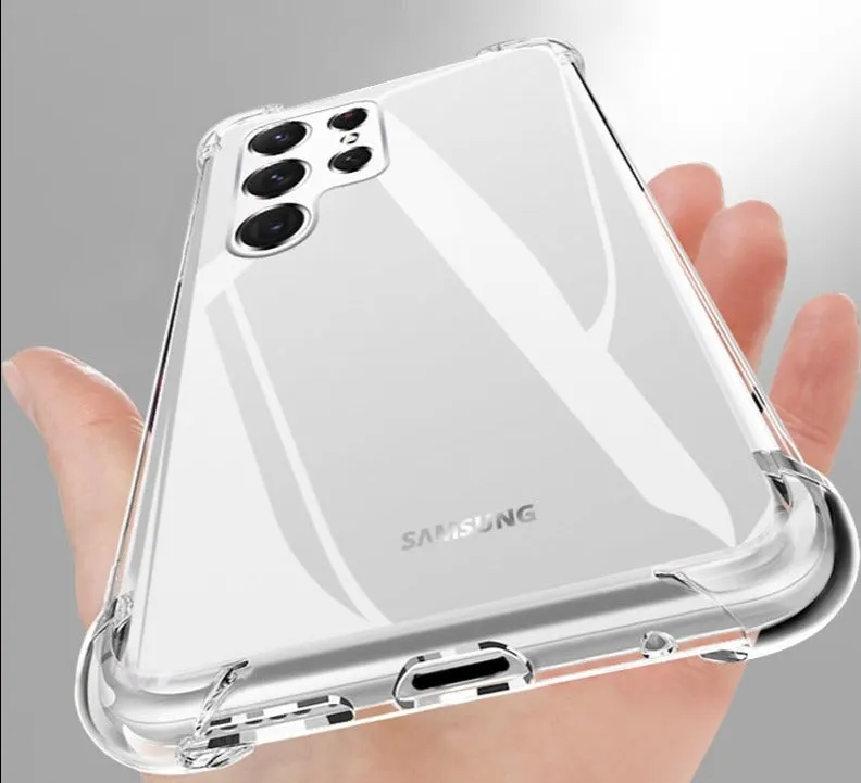 Matte Feel Texture Soft Surface Layer Clear Slim Phone Case for Samsung Galaxy S Series ?C Shockproof and Anti-Yellowing