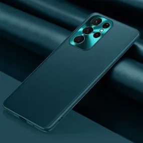 Luxury Leather Pattern Case For Samsung Galaxy S24-S23-S22 Series Matte Finish