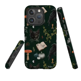 iPhone MagSafe Tough Case -  Halloween Pattern I By Anna Stead Marble Texture