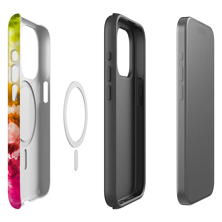 iPhone MagSafe Tough Case - Hopscotch Elegant Touch Clear Surface