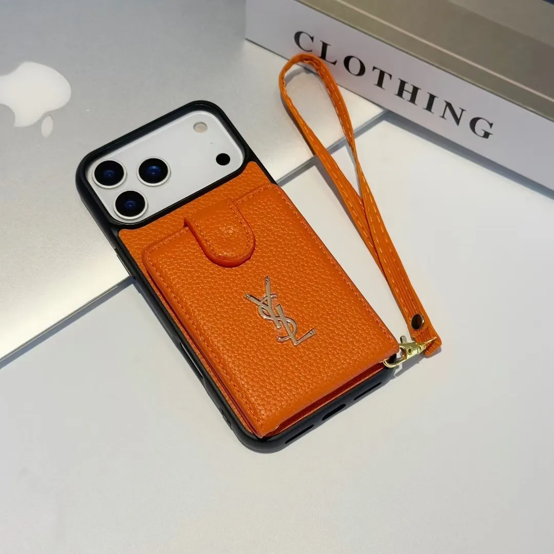 Office Accessory Grip Safe YSL Premium Case Card Holder For iPhone 17