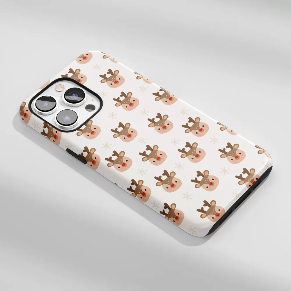 Flexible Detail Tough Phone Case - Ralphie Reindeer