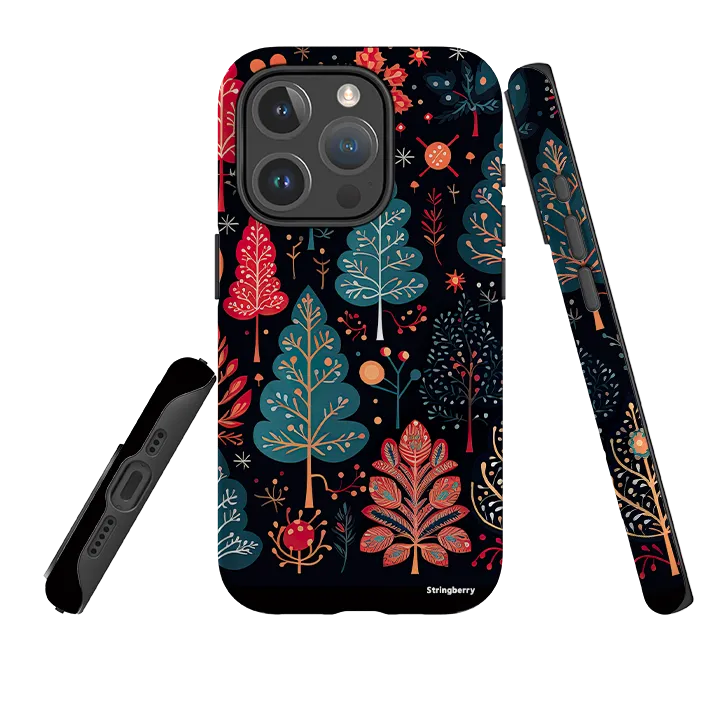 Refined Form iPhone MagSafe Tough Case -  Dark Winter Forest