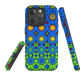 Universal Fit Matte Look Finish iPhone MagSafe Tough Case - Electric Zoo