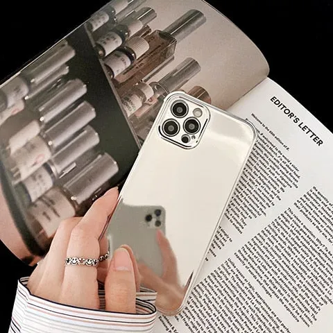 3D Effect Rugged Texture Design Luxury Shiny Plated Phone Case For iPhone