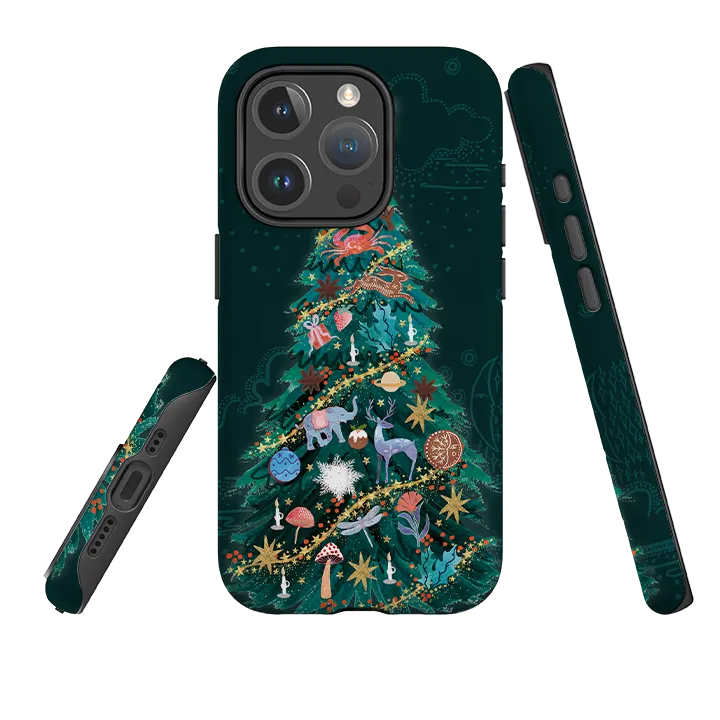 Compact Pattern Smooth Form iPhone MagSafe Tough Case - Kitsch Tree By Emma Frances Grant