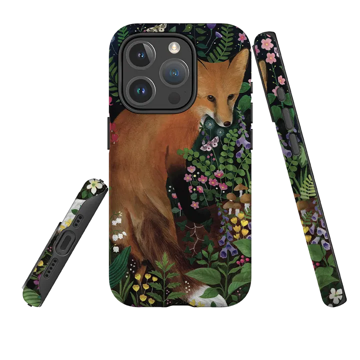 iPhone MagSafe Tough Case -  Fox At Night By Bex Parkin Flexible Edge