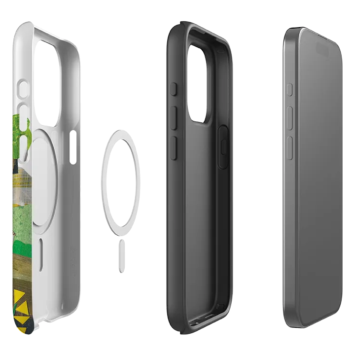 Protective Frame Soft Touching iPhone MagSafe Tough Case - Countryscape III By Tracey English