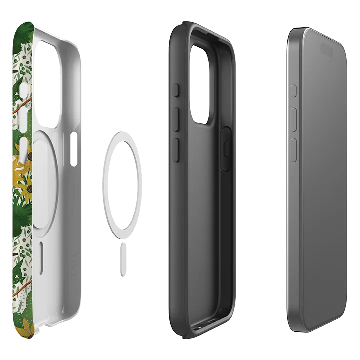 Luxury Detail Smooth Pattern Finish iPhone MagSafe Tough Case - In The Garden By Maja Lindberg